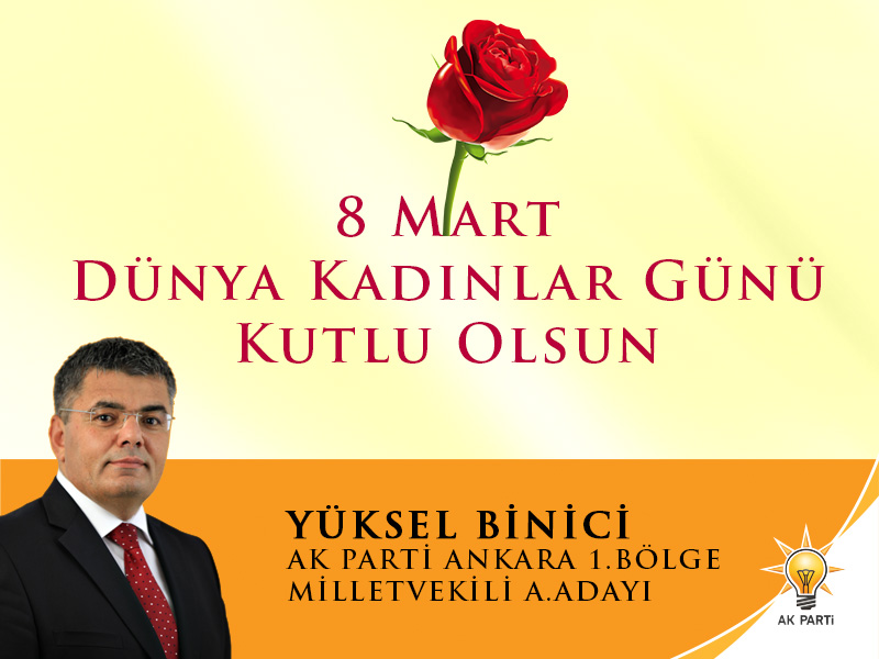 8 MART DÜNYA KADINLAR GÜNÜ KUTLU OLSUN