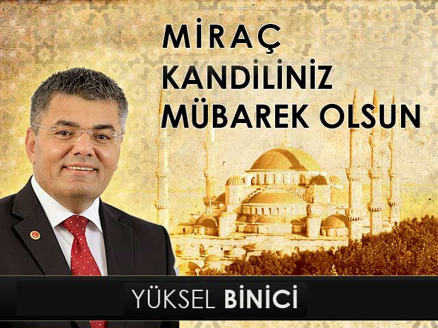 MİRAÇ KANDİLİNİZ MÜBAREK OLSUN